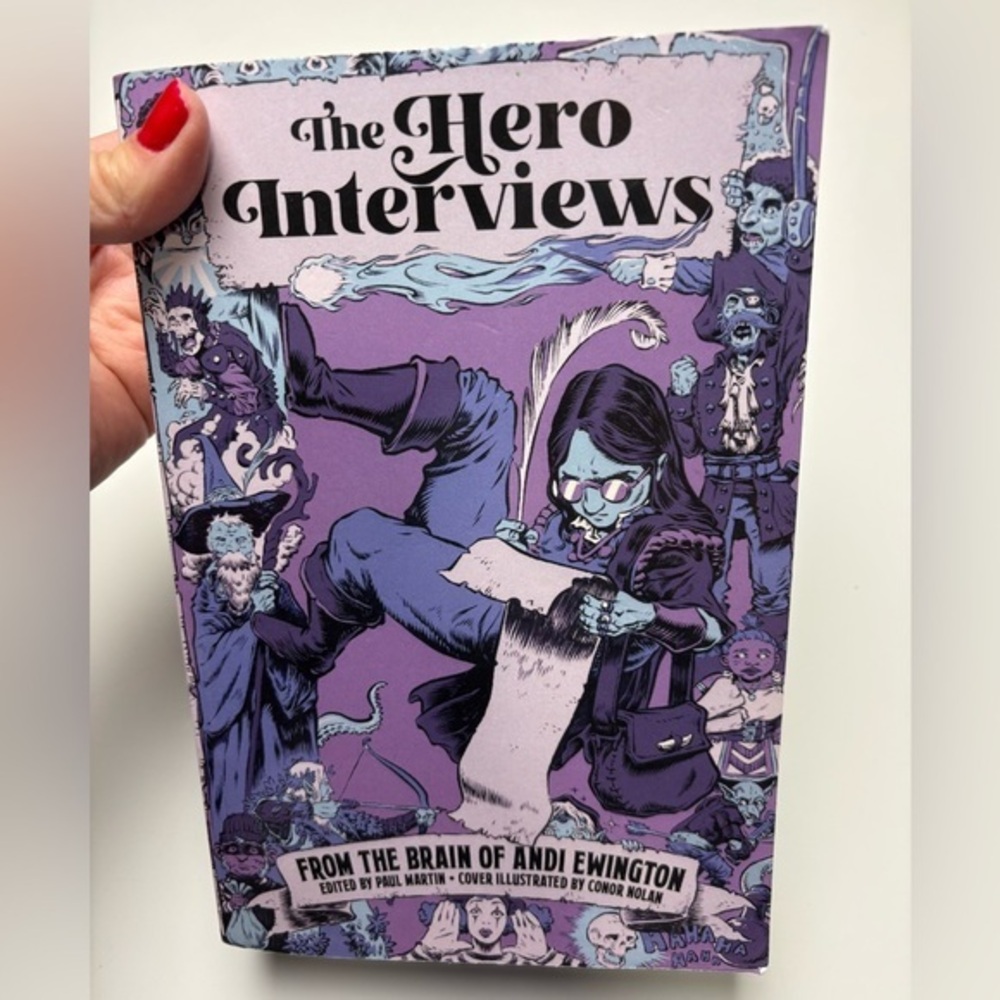 The Hero Interviews paperback book